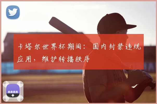 卡塔尔世界杯期间：国内封禁违规应用，维护转播秩序