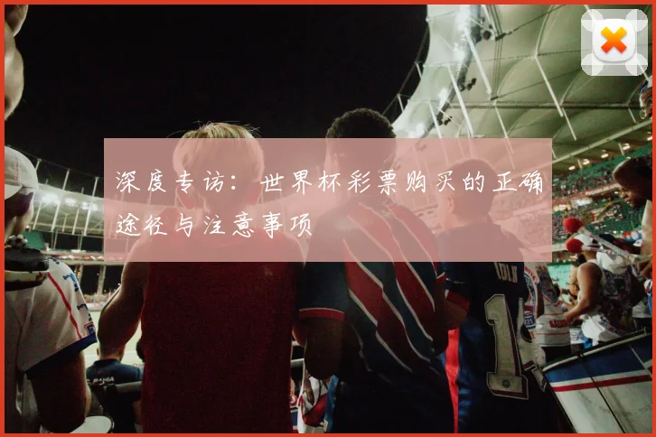 深度专访：世界杯彩票购买的正确途径与注意事项